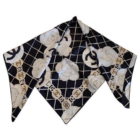 chanel silk bandana|chanel scarves price.